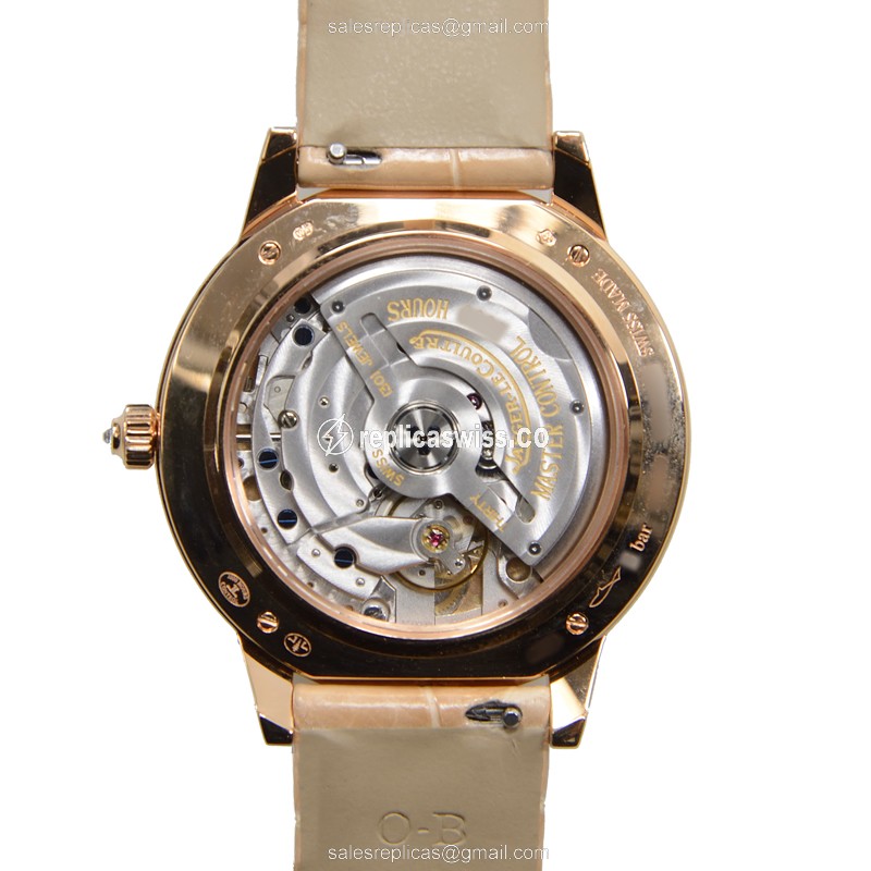 Jaeger-Lecoultre Rendez-Vous Replica - Automatic - 18kt Rose Gold - Diamond - White Dial - View 3