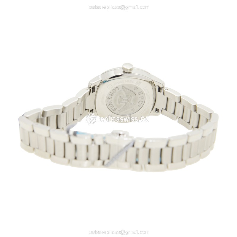 Longines Spirit Replica - Automatic - Stainless Steel Case - White Dial - Silver Steel Strap - View 4