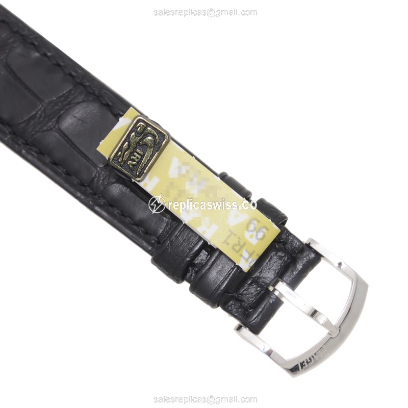 Piaget ALTIPLANO Replica - Manual - 18kt White Gold - Diamond - White Dial - Black Alligator Buckle - View 4
