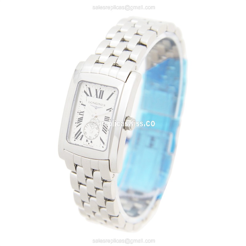 Longines L5.155.4.71.6 Replica - Quartz - Stainless Steel Case - Silver Dial, Clasp - View 3