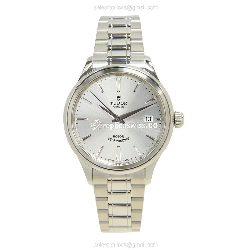 Tudor 12500-65050-SV Automatic - Steel Case - Silver Dial - Silver Band - View 2