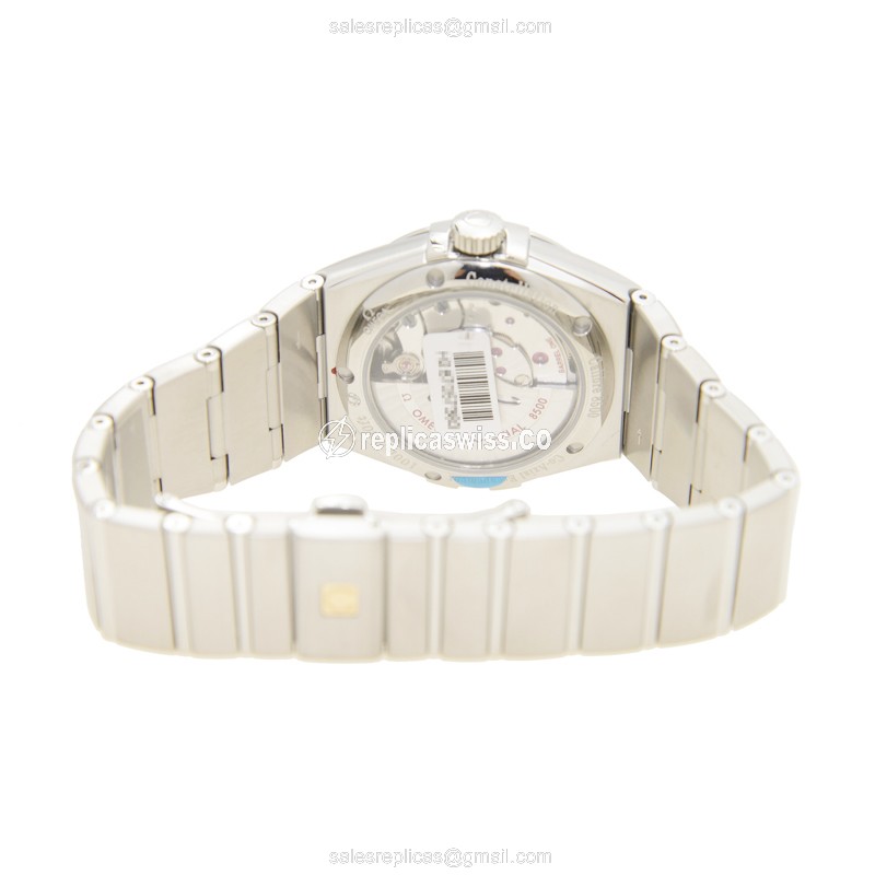Omega Constellation Replica - Automatic | Stainless Steel Case | Gray Dial | Silver Clasp & Strap - View 4