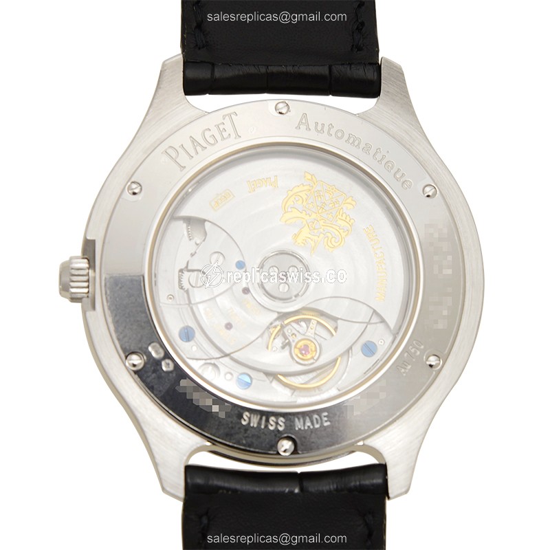 Piaget Emperador Replica Watch - Auto - 18kt - Alligator - View 3