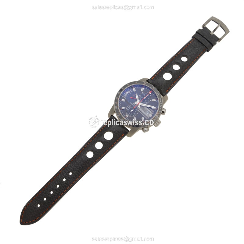 Chopard Mille Miglia GT XL - Automatic Titanium - Grey Dial - Black Leather Strap - View 2