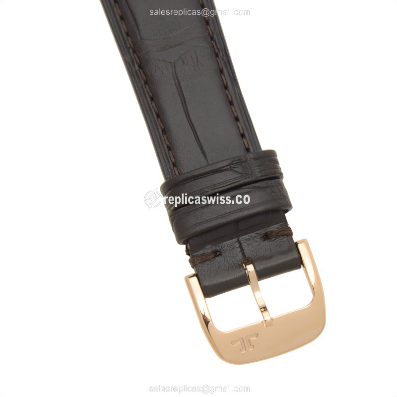 Jaeger-Lecoultre Q1272510 Replica - Ultra Thin - Automatic - 18kt Rose Gold - Beige Dial - View 4