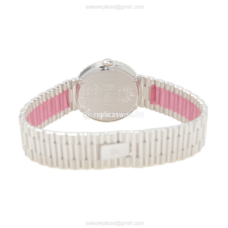 Piaget Tradition G0A37043 - Manual Wind - 18kt White Gold - Diamond Set - Silver Dial - View 4