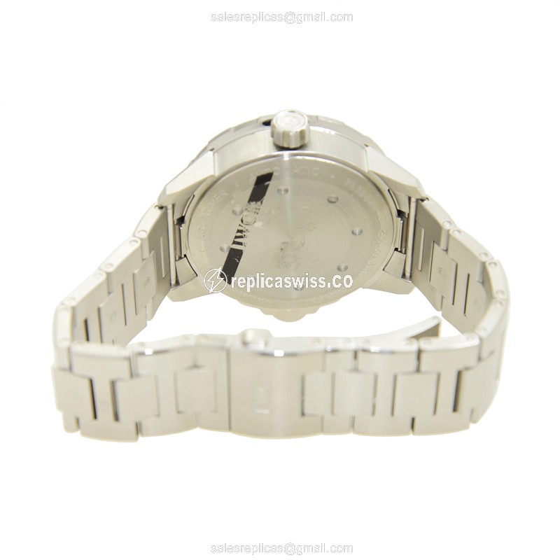 IWC AQUATIMER Replica - Automatic - Stainless Steel - White Dial - Silver Clasp - View 4