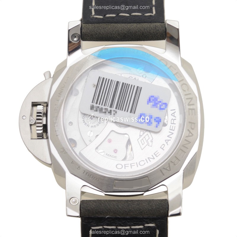 Panerai PAM00535 Replica - Automatic - Stainless Steel - Black Dial - Cowhide Black Strap - Buckle Clasp - View 3