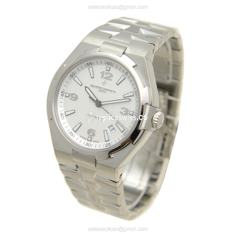 Vacheron Constantin Overseas Replica - Automatic - Steel Case, Silver Dial - View 3