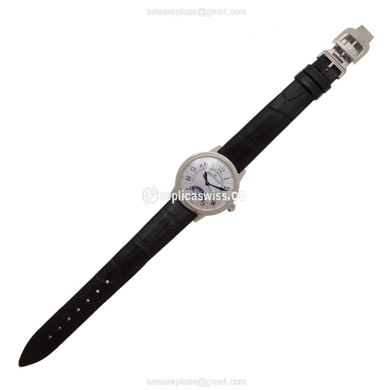 Jaeger-Lecoultre Q3468490 Rendez-Vous - Automatic - Steel Case - White Dial - Black Alligator Strap - View 2