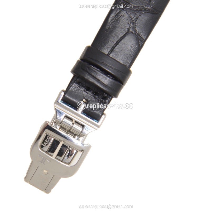 Jaeger-Lecoultre Q3468490 Rendez-Vous - Automatic - Steel Case - White Dial - Black Alligator Strap - View 4