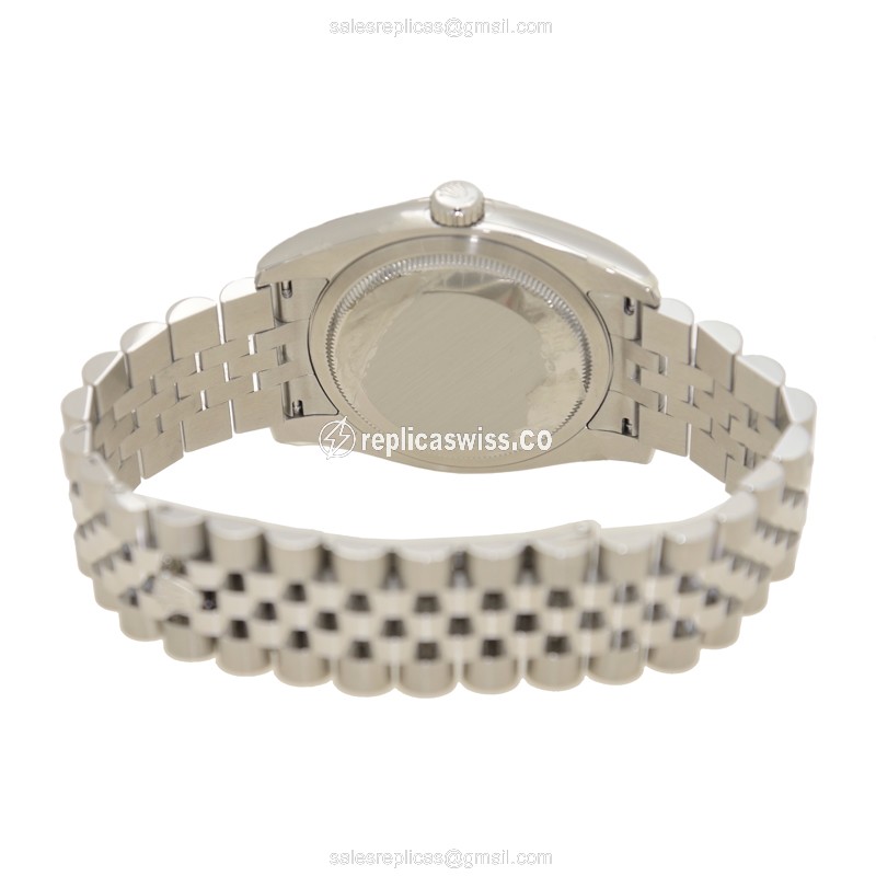 Rolex Lady Oyster Replica - Automatic, 18kt/Steel - Pink Dial, Steel Clasp - View 4