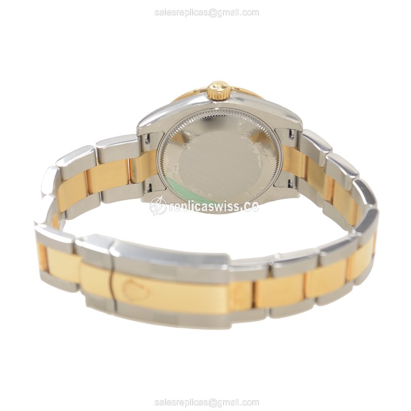 Rolex Datejust Lady Replica - Automatic - Gray Dial - Silver Clasp - View 4