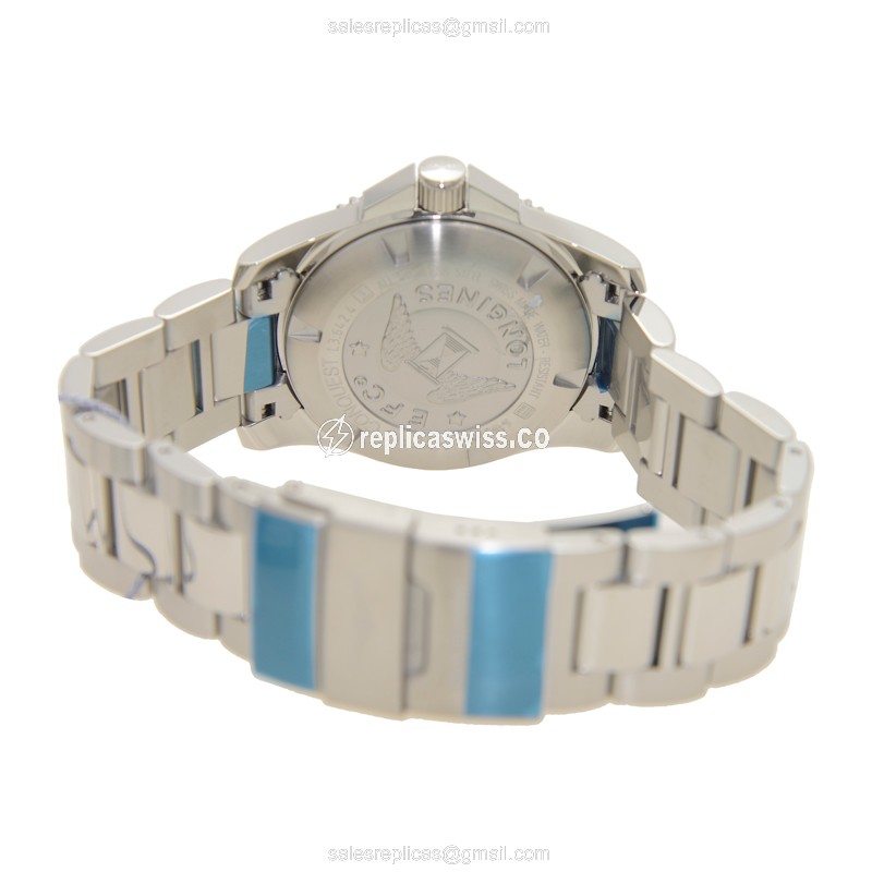Longines Conquest Replica - Automatic - Steel - Blue Dial - 40mm - View 4