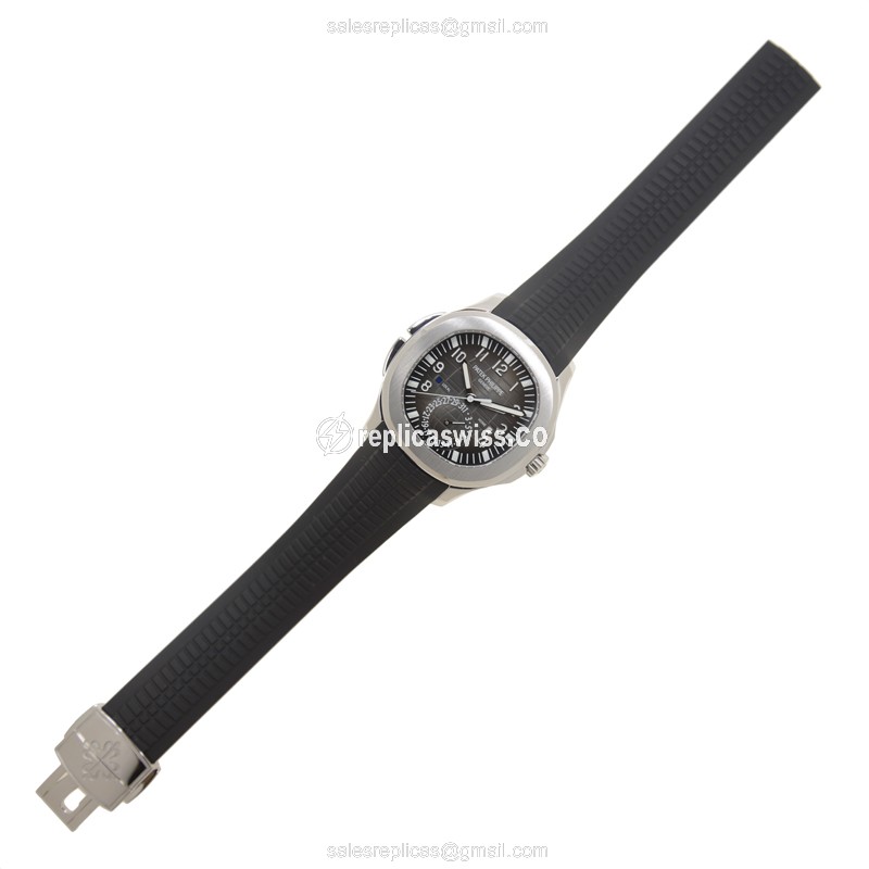 Patek Philippe Aquanaut Replica - Automatic - Steel - Black - View 2