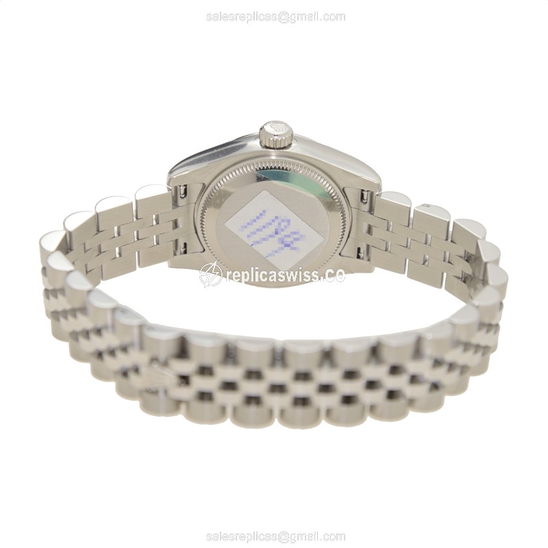 Rolex Datejust Replica - Automatic - Brown Dial - Silver Steel Clasp - View 4
