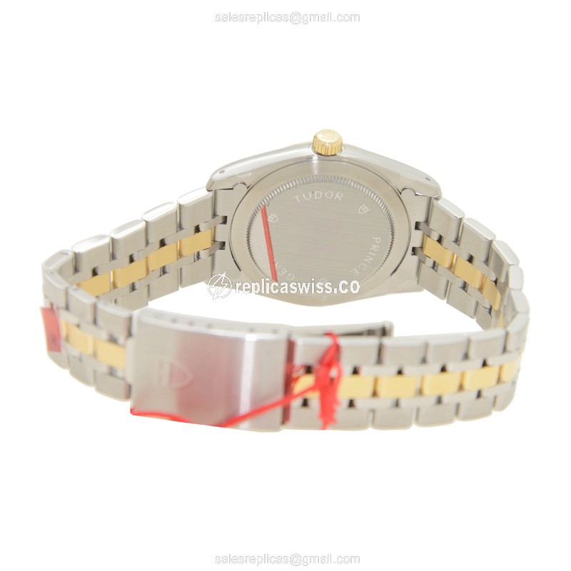 Tudor Date-Day Replica Watch - Automatic - Gold Dial - Steel - View 4