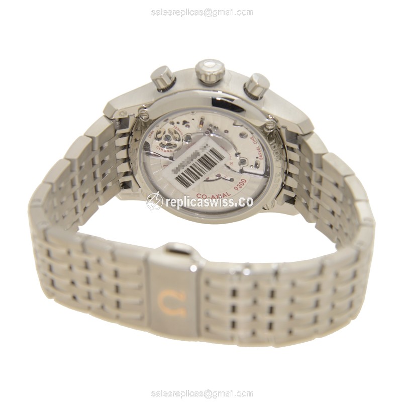 Omega DE VILLE Automatic - Stainless Steel - Silver Dial - Silver Strap - Sapphire Crystal - View 4