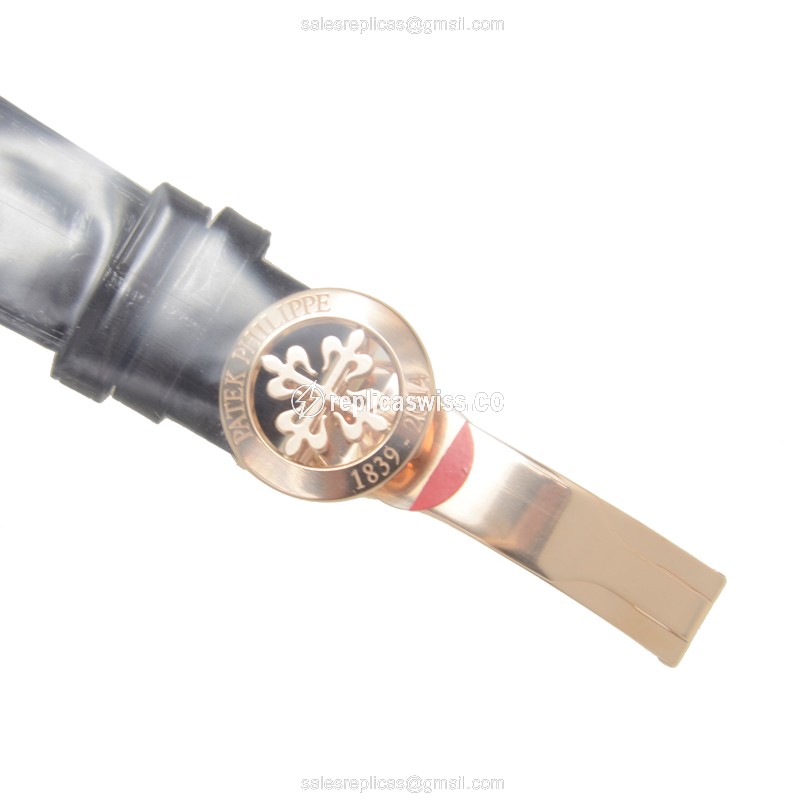 Patek 5975R Replica Watch - Automatic - Rose Gold - White - View 3