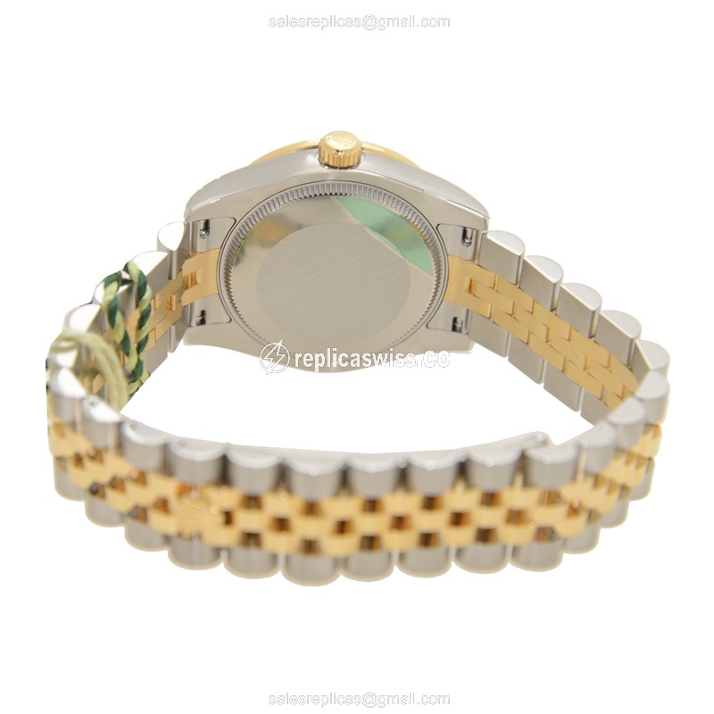 Rolex Lady Datejust Replica - Automatic | Silver Dial | Clasp | Silver Strap - View 4