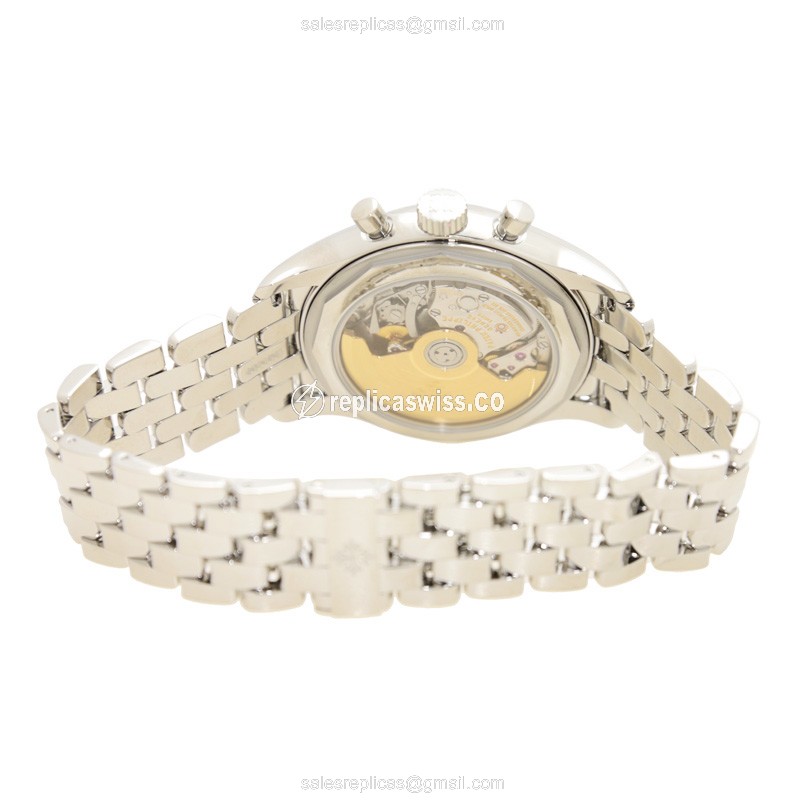 Patek Philippe 5960/1A-001 Replica - Automatic - Steel Case - White Dial - Silver Clasp - Steel Band - View 4