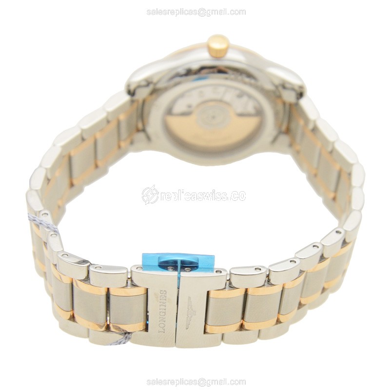 Longines L2.257.5.89.7 Replica - Automatic - 18kt Rose Gold Case - White Dial - View 4
