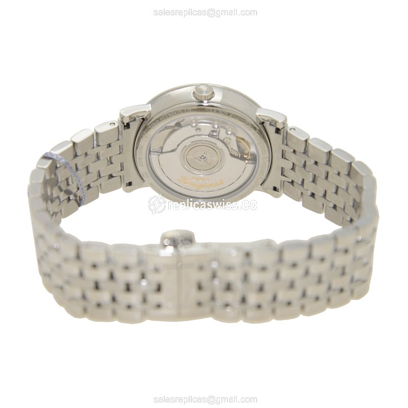 Longines L4.809.4.77.6 Replica - Automatic - Stainless Steel - Silver Dial - View 4