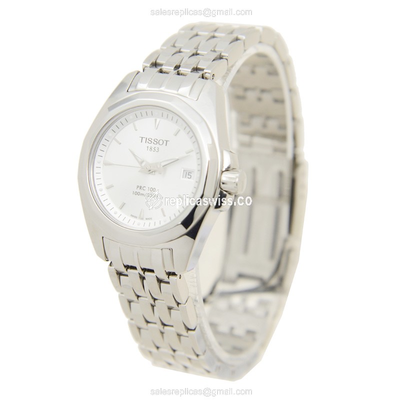 Tissot T-SPORT Replica - Automatic - Silver Dial - Steel Case & Band - View 3