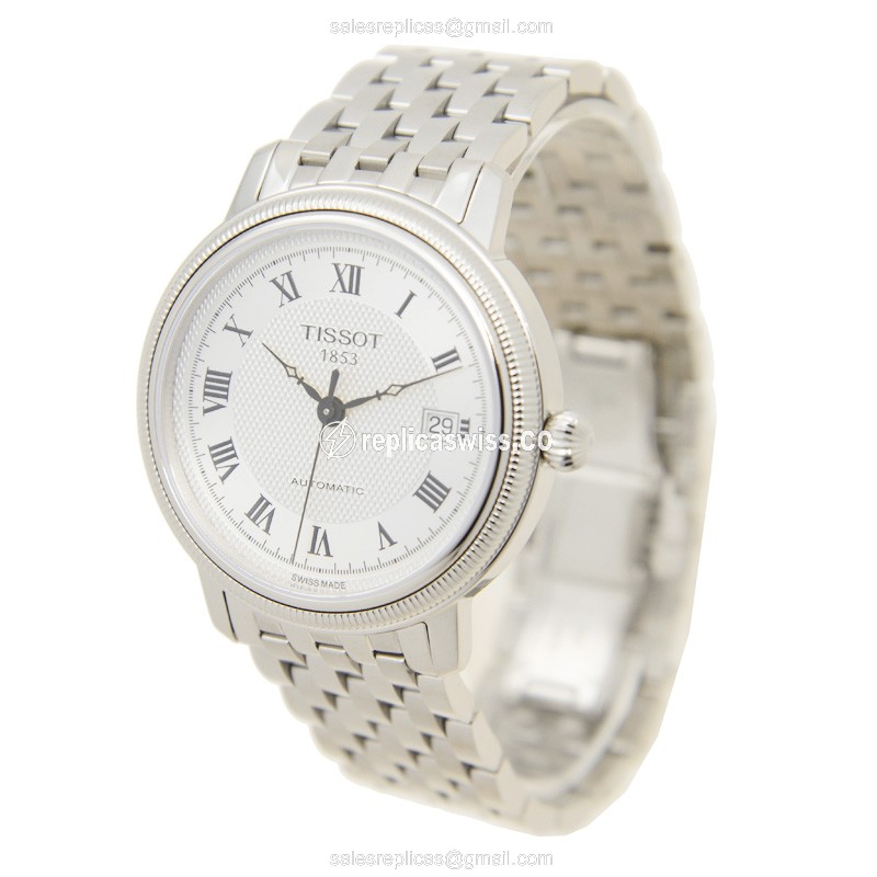 Tissot T-CLASSIC Replica - Automatic - Silver Dial - Steel Case & Band - View 3