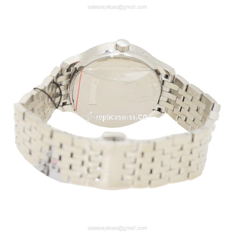 Tissot T-CLASSIC Replica - Automatic - Steel Case - Gray Dial - Silver Band - View 4