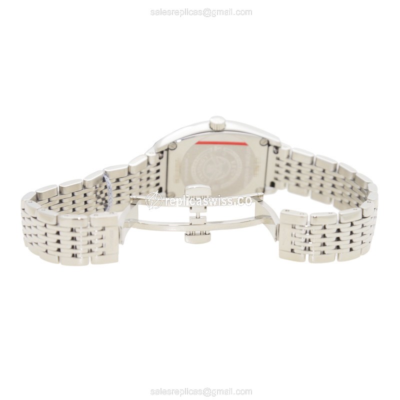 Longines EVIDENZA Quartz - Stainless Steel Case - White Dial - Silver Strap - View 4