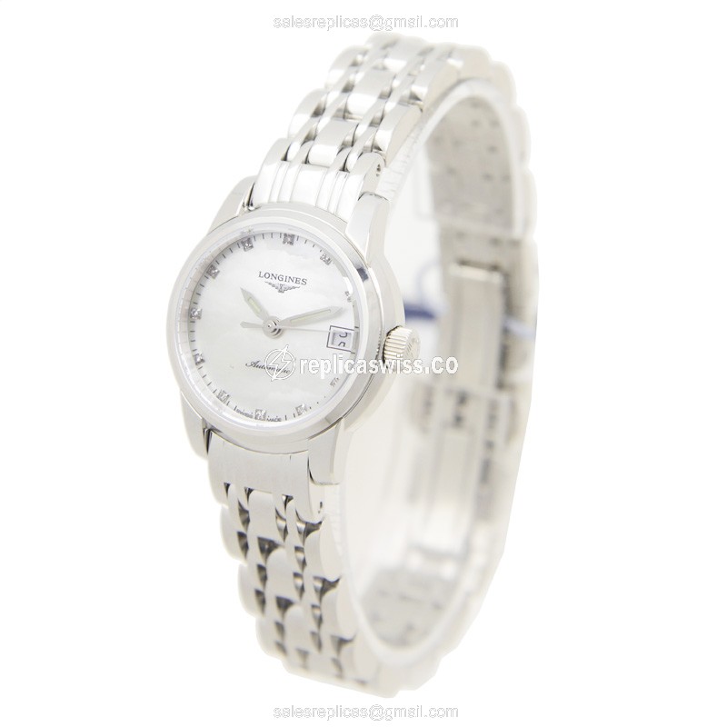 Rolex L2.263.4.87.6 Replica - Automatic - Stainless Steel - White Dial, Steel Clasp & Strap - View 3