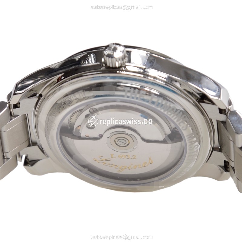 Longines L2.666.4.78.6 Replica - Automatic - Steel Case - White Dial, Silver Clasp - View 4