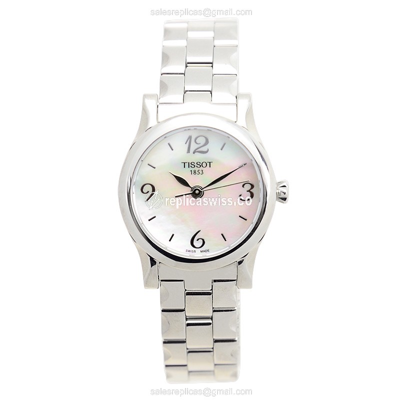 Tissot T-CLASSIC Quartz - White Dial - Steel Case - Silver Strap - View 2