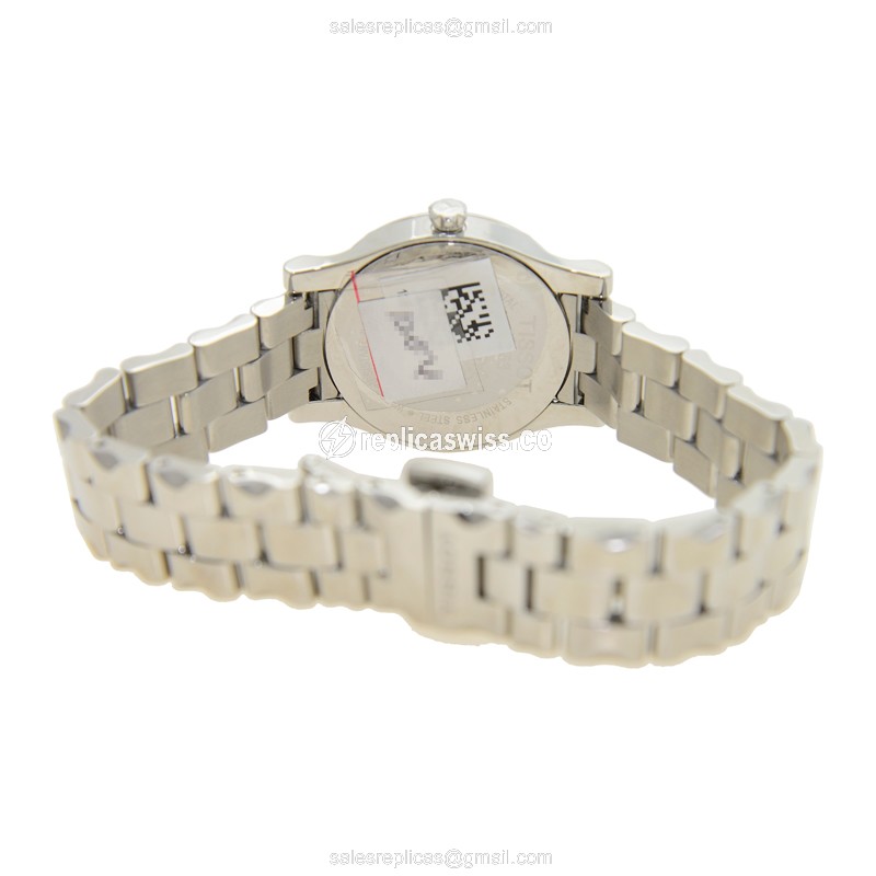 Tissot T-CLASSIC Quartz - White Dial - Steel Case - Silver Strap - View 4