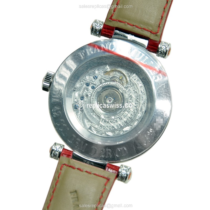 Franck Muller DM 42 COL DRM D 2R CD OG - Double Mystery - Auto, 18kt White Gold, Diamond Dial, Silver - View 3
