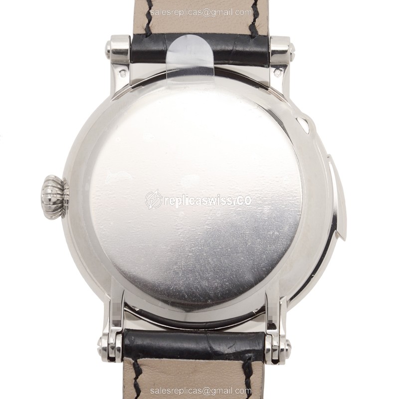 Patek Philippe 5213G-001 Grand Complications - Automatic - 18kt White Gold - White Dial - Black Alligator Strap - View 3