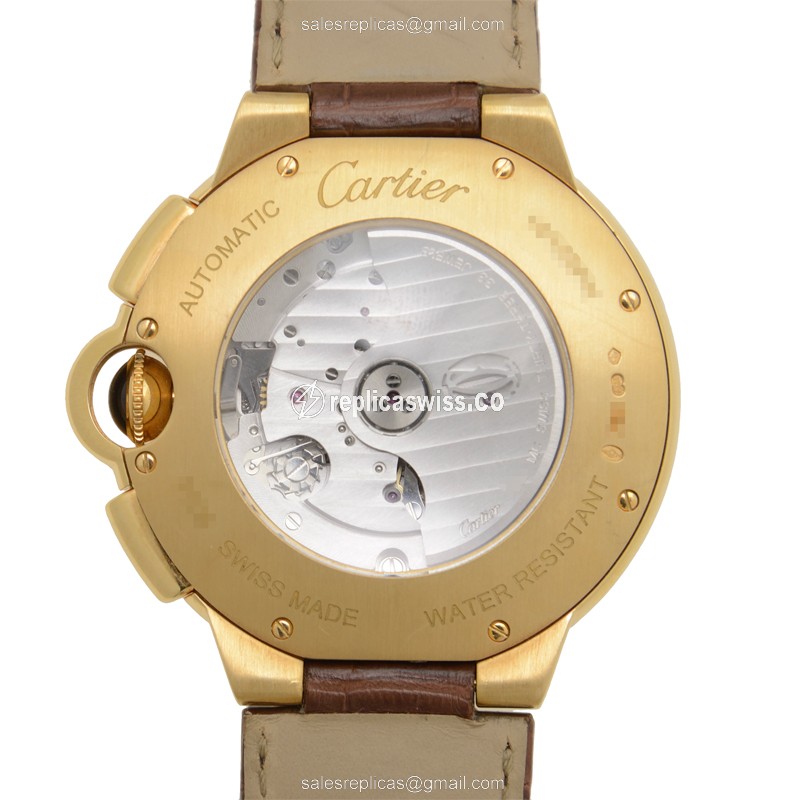 Cartier W6920007 BALLON BLEU Automatic 18kt Yellow Gold - View 3