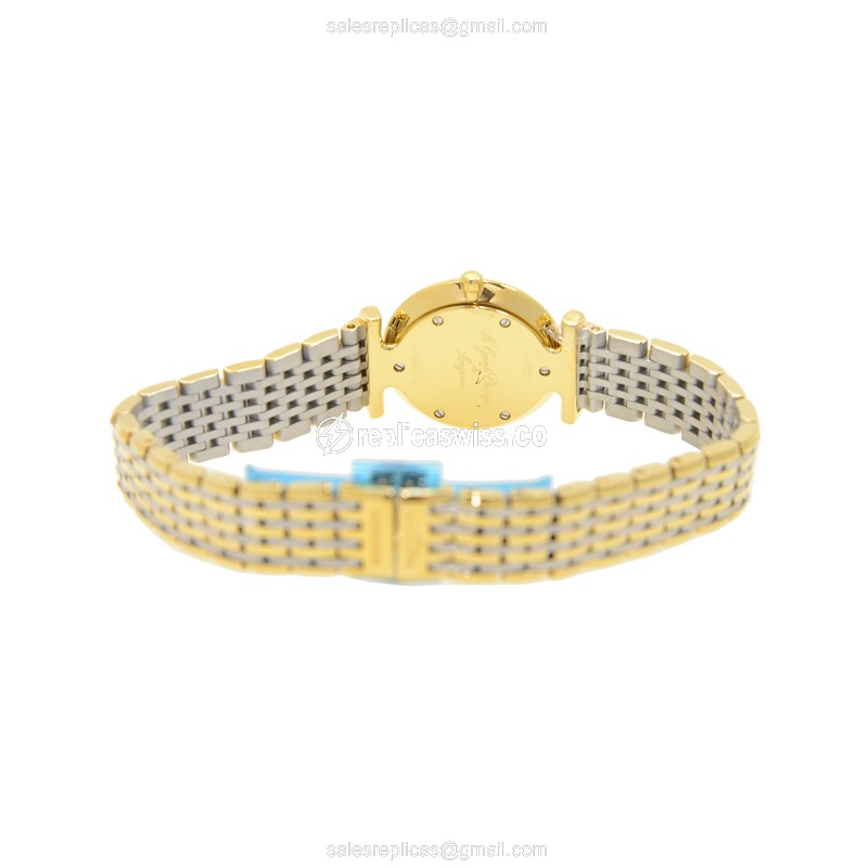 Longines LA GRANDE Quartz - PVD Gold Case, Gold Dial | Gold Clasp - View 4