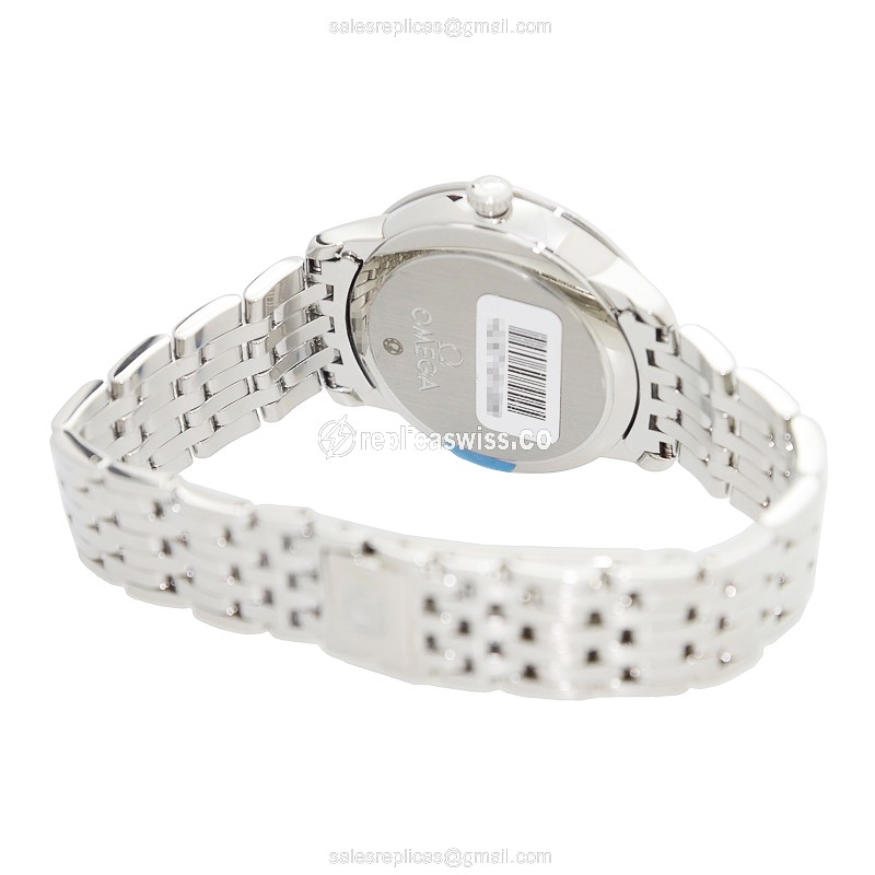 Omega 424.10.33.20.05.001 DE VILLE Replica - Automatic | Stainless Steel | White Dial - View 4