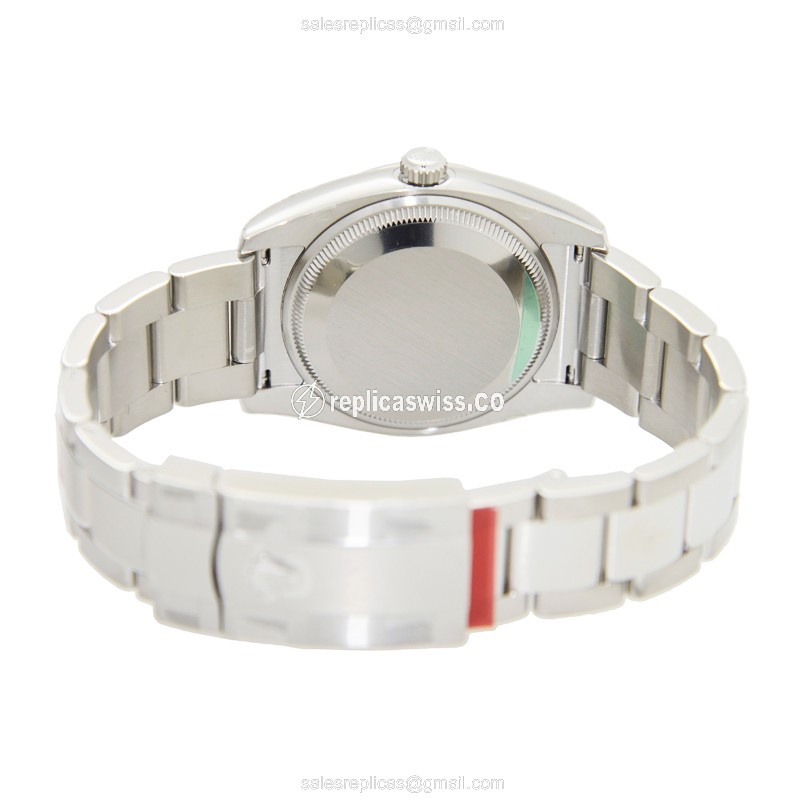 Rolex Datejust Replica - Automatic - White Gold Case - Silver Dial, Steel Strap - View 4