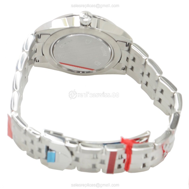 Tudor Glamour Date Replica - Automatic - Steel Case - Silver Dial - Silver Strap - View 4
