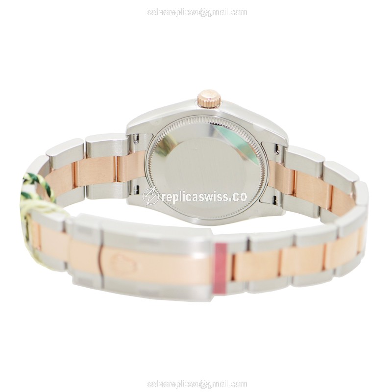 Rolex Datejust Replica | Automatic | Pink Dial | Steel Case | Gold Strap - View 4