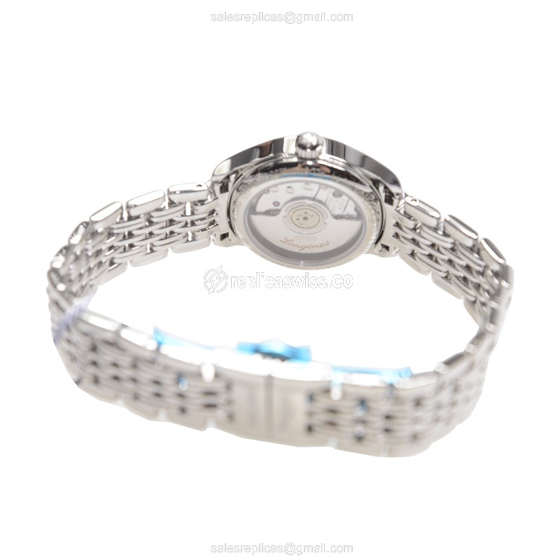Longines Lyre Replica - Automatic - Silver Steel Case - Silver Dial - Steel Strap - View 4