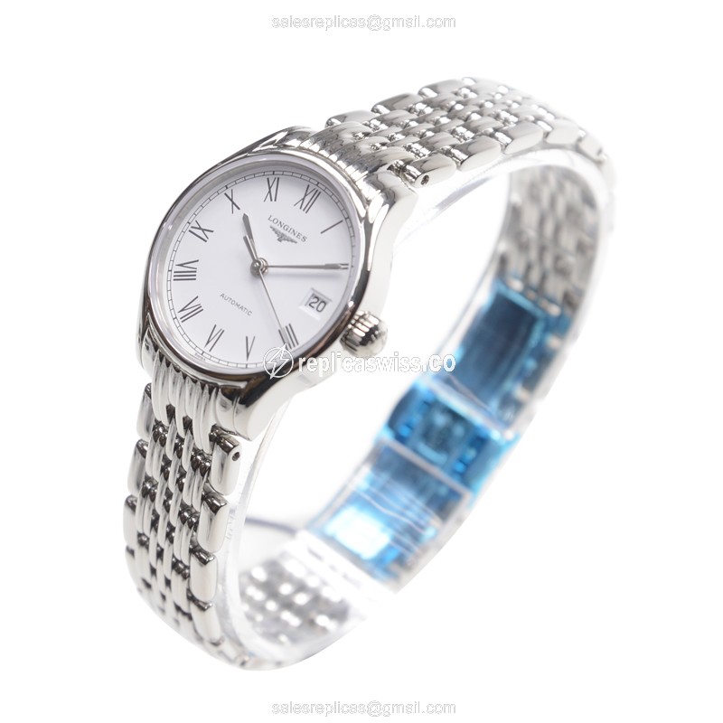 Longines Lyre Replica - Automatic - Stainless Steel - White Dial - View 3