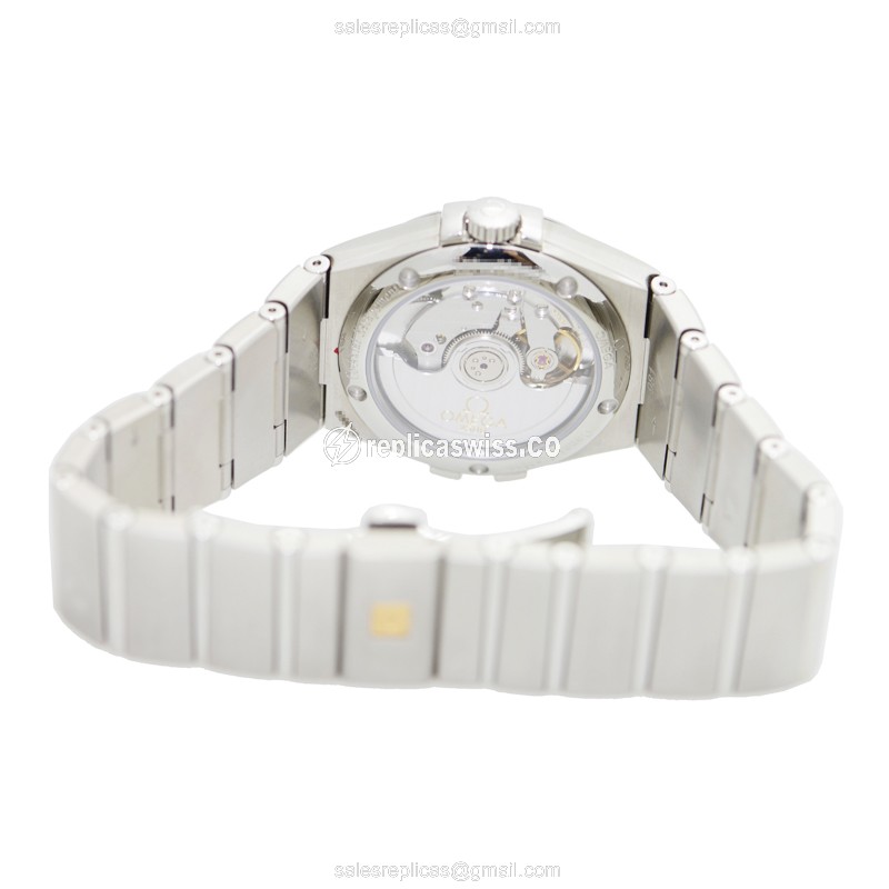 Omega Constellation replica watch - automatic silver dial steel - View 4