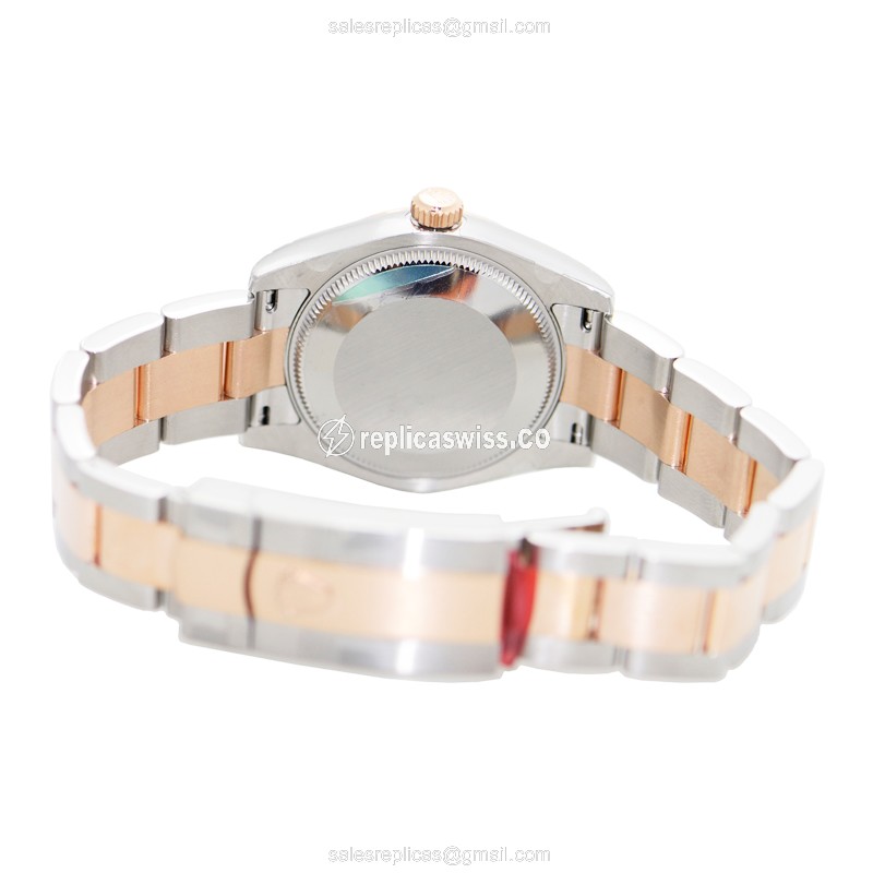 Rolex 178271WTRN_O LADY DATEJUST Automatic 18kt Rose Gold & Steel - View 4