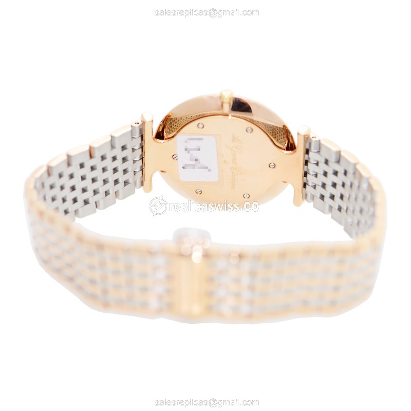 Longines L4.709.1.91.7 Replica - Quartz - Gold PVD Case - White Dial - View 4