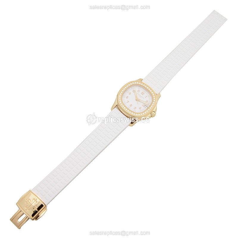 Patek Philippe 5068R-010 AQUANAUT Automatic 18kt Rose Gold & Diamonds - View 2