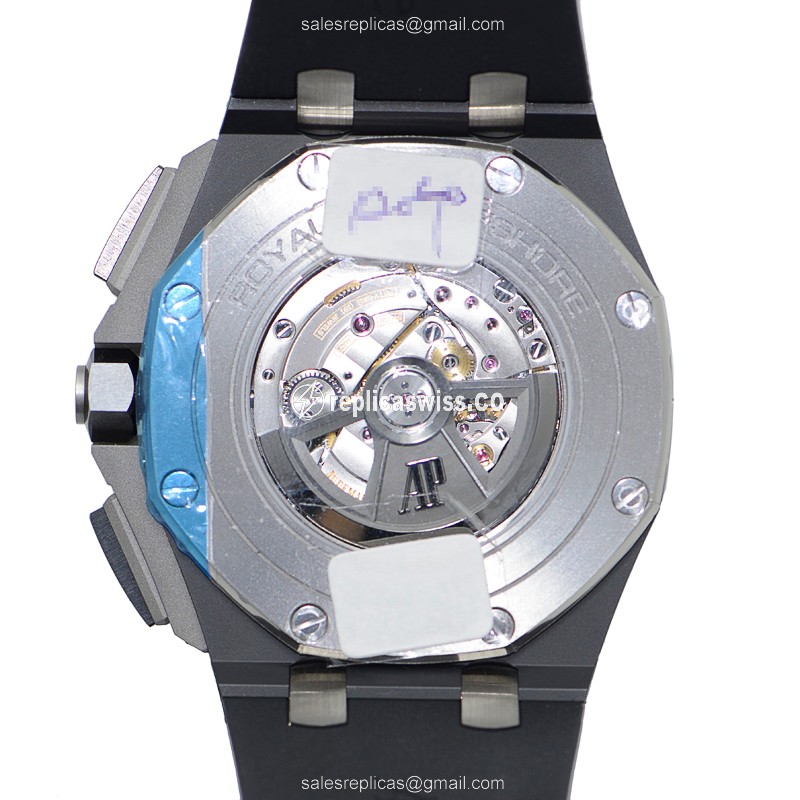 Royal Oak Replica - Audemars Piguet 26402CE.OO.A002CA.01 - Automatic - Ceramic Case - Black Dial - Black Rubber Strap - View 3